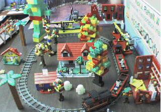 We check out the Halloween Train at the LEGO City.