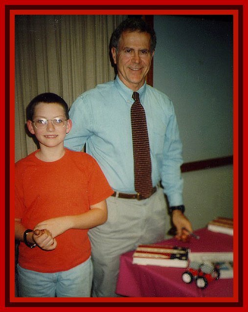 Rocket Boys author Homer Hickam with Jay Hamilton Drost and the RED ROVER